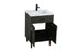 Elegant Lighting Chandler Vanity Cabinet 2Dr W24 Inch xD19 Inch xH34 Inch in Mocha Brown Model: VF25024MMB