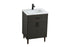 Elegant Lighting Chandler Vanity Cabinet 2Dr W24 Inch xD19 Inch xH34 Inch in Mocha Brown Model: VF25024MMB