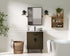 Elegant Lighting Chandler Vanity Cabinet 2Dr W24 Inch xD19 Inch xH34 Inch in Mocha Brown Model: VF25024MMB