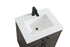 Elegant Lighting Chandler Vanity Cabinet 2Dr W24 Inch xD19 Inch xH34 Inch in Mocha Brown Model: VF25024MMB