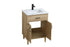 Elegant Lighting Chandler Vanity Cabinet 2Dr W24 Inch XD19 Inch xH34 Inch MW in Mango Wood Finish Model: VF25024MW