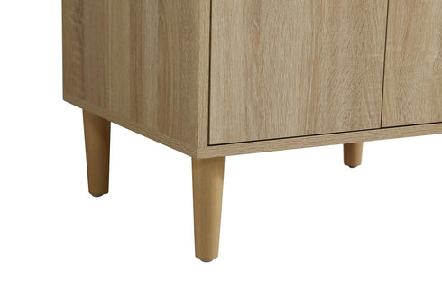 Elegant Lighting Chandler Vanity Cabinet 2Dr W24 Inch XD19 Inch xH34 Inch MW in Mango Wood Finish Model: VF25024MW