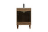 Elegant Lighting Chandler Vanity Cabinet 2Dr W24 Inch XD19 Inch xH34 Inch WB in Walnut Brown Finish Model: VF25024WB