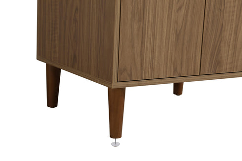 Elegant Lighting Chandler Vanity Cabinet 2Dr W24 Inch XD19 Inch xH34 Inch WB in Walnut Brown Finish Model: VF25024WB