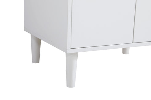 Elegant Lighting Chandler Vanity Cabinet 2Dr W24 Inch XD19 Inch xH34 Inch WH in White Finish Model: VF25024MWH