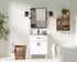 Elegant Lighting Chandler Vanity Cabinet 2Dr W24 Inch XD19 Inch xH34 Inch WH in White Finish Model: VF25024MWH