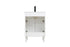 Elegant Lighting Chandler Vanity Cabinet 2Dr W24 Inch XD19 Inch xH34 Inch WH in White Finish Model: VF25024MWH