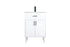 Elegant Lighting Chandler Vanity Cabinet 2Dr W24 Inch XD19 Inch xH34 Inch WH in White Finish Model: VF25024MWH