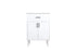 Elegant Lighting Chandler Vanity Cabinet 2Dr W24 Inch XD19 Inch xH34 Inch WH in White Finish Model: VF25024MWH