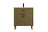 Elegant Lighting Chandler Vanity Cabinet 2Dr W30 Inch xD19 Inch xH34 Inch in Chestnut Brown Model: VF25030MCB