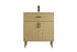 Elegant Lighting Chandler Vanity Cabinet 2Dr W30 Inch xD19 Inch xH34 Inch in Honey Brown Model: VF25030MHB