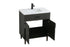 Elegant Lighting Chandler Vanity Cabinet 2Dr W30 Inch xD19 Inch xH34 Inch in Mocha Brown Model: VF25030MMB
