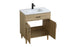 Elegant Lighting Chandler Vanity Cabinet 2Dr W30 Inch XD19 Inch xH34 Inch MW in Mango Wood Finish Model: VF25030MW