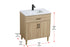 Elegant Lighting Chandler Vanity Cabinet 2Dr W30 Inch XD19 Inch xH34 Inch MW in Mango Wood Finish Model: VF25030MW