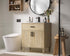 Elegant Lighting Chandler Vanity Cabinet 2Dr W30 Inch XD19 Inch xH34 Inch MW in Mango Wood Finish Model: VF25030MW