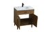 Elegant Lighting Chandler Vanity Cabinet 2Dr W30 Inch XD19 Inch xH34 Inch WB in Walnut Brown Finish Model: VF25030WB