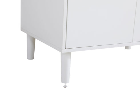 Elegant Lighting Chandler Vanity Cabinet 2Dr W30 Inch XD19 Inch xH34 Inch WH in White Finish Model: VF25030MWH