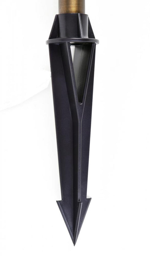 Elegant Lighting Chanterelle PATH LIGHT D5 H24 ANTIQUE BRASS INCLUDES STAKE G4 HALOGEN 20W(LIGHT SOURCE NOT INCLUDED) Model: P802