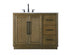 Elegant Lighting Chase 42 inch Single Bathroom Vanity in Chocolate Oak Model: VF29042CO