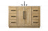 Elegant Lighting Chase 48 inch Single Bathroom Vanity in Chocolate Oak Model: VF29048CO