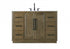 Elegant Lighting Chase 48 inch Single Bathroom Vanity in Chocolate Oak Model: VF29048CO