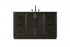 Elegant Lighting Chase 54 inch Single Bathroom Vanity in Chocolate Oak Model: VF29054CO