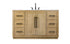 Elegant Lighting Chase 54 inch Single Bathroom Vanity in Chocolate Oak Model: VF29054CO