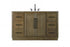 Elegant Lighting Chase 54 inch Single Bathroom Vanity in Chocolate Oak Model: VF29054CO
