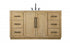 Elegant Lighting Chase 60 inch Single Bathroom Vanity in Chocolate Oak Model: VF29060CO