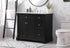 Elegant Lighting Clarence 42 inch Single bathroom vanity set in black Model: VF53042BK