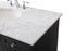 Elegant Lighting Clarence 42 inch Single bathroom vanity set in black Model: VF53042BK