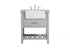 Elegant Lighting Clement 30 Inch Single Bathroom Vanity in Black Model: VF60130BK