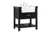 Elegant Lighting Clement 30 Inch Single Bathroom Vanity in Black Model: VF60130BK