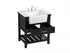 Elegant Lighting Clement 30 Inch Single Bathroom Vanity in Black Model: VF60130BK