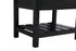 Elegant Lighting Clement 30 Inch Single Bathroom Vanity in Black Model: VF60130BK
