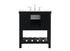 Elegant Lighting Clement 30 Inch Single Bathroom Vanity in Black Model: VF60130BK