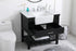 Elegant Lighting Clement 36 Inch Single Bathroom Vanity in Black Model: VF60136BK