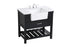 Elegant Lighting Clement 36 Inch Single Bathroom Vanity in Black Model: VF60136BK