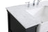 Elegant Lighting Clement 36 Inch Single Bathroom Vanity in Black Model: VF60136BK