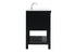 Elegant Lighting Clement 36 Inch Single Bathroom Vanity in Black Model: VF60136BK