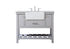Elegant Lighting Clement 42 Inch Single Bathroom Vanity in Black Model: VF60142BK