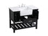 Elegant Lighting Clement 42 Inch Single Bathroom Vanity in Black Model: VF60142BK