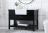 Elegant Lighting Clement 48 Inch Single Bathroom Vanity in Black Model: VF60148BK