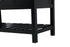 Elegant Lighting Clement 48 Inch Single Bathroom Vanity in Black Model: VF60148BK