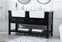 Elegant Lighting Clement 60 Inch Double Bathroom Vanity in Black Model: VF60160DBK