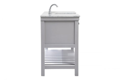 Elegant Lighting Clement 60 Inch Single Bathroom Vanity in Black Model: VF60160BK