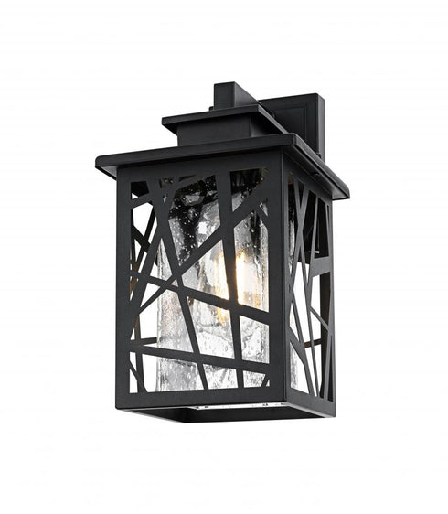 Elegant Lighting Clifford 7 inch Outdoor Pendant in Black Model: OD353W13BK