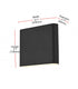 Elegant Lighting Clyde 9 inch Outdoor Wall Sconce in Black Model: OD507W9BK