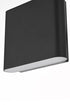 Elegant Lighting Clyde 9 inch Outdoor Wall Sconce in Black Model: OD507W9BK