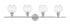 Elegant Lighting Collier 4 light in Black and Clear glass Wall sconce Model: LD2322BK
